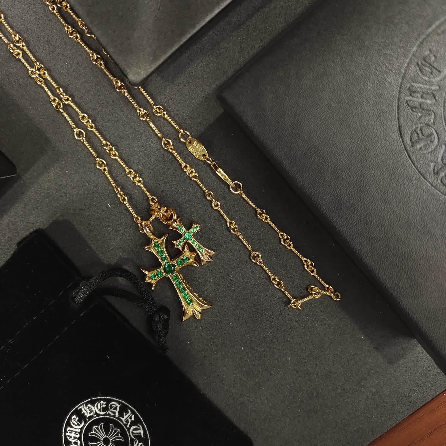 Chrome Hearts Chronicle Cross Pendant Necklace